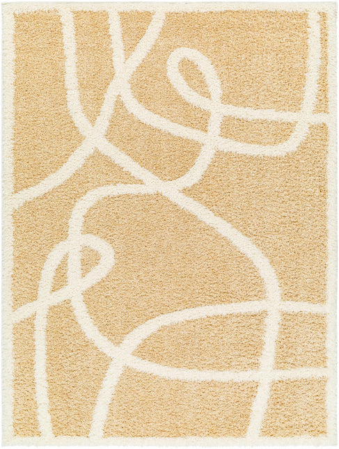 Gilon Camel Plush Area Rug Rugs TriadCommerceInc 5'3" x 7' Rectangle