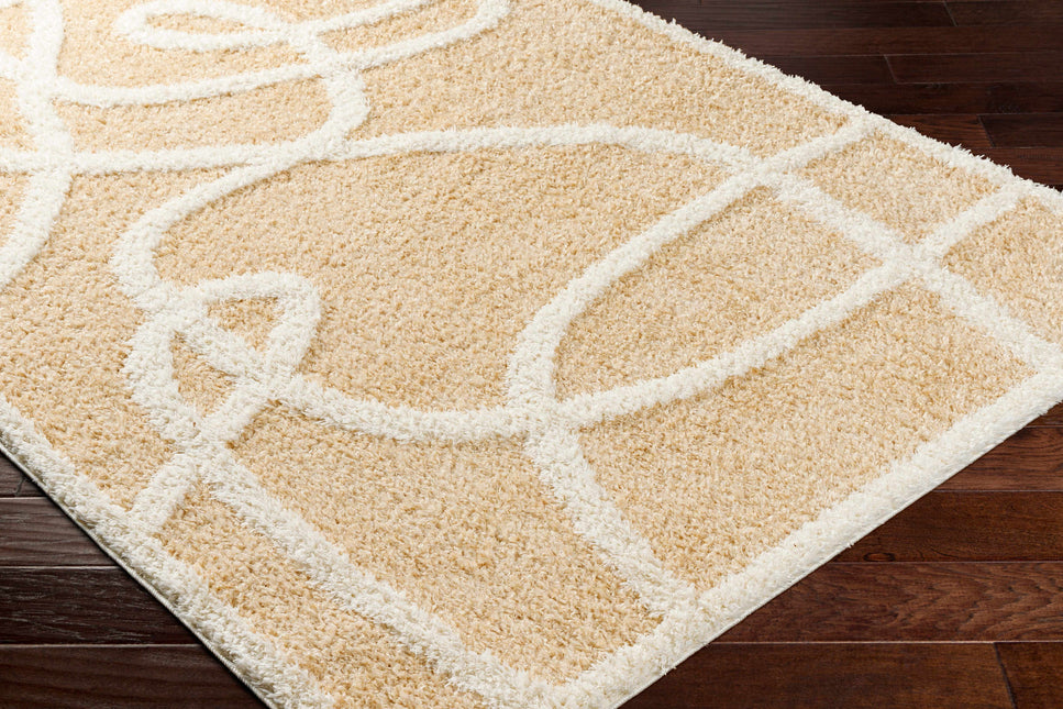 Gilon Camel Plush Area Rug Rugs TriadCommerceInc