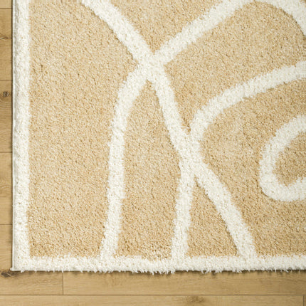 Gilon Camel Plush Area Rug Rugs TriadCommerceInc