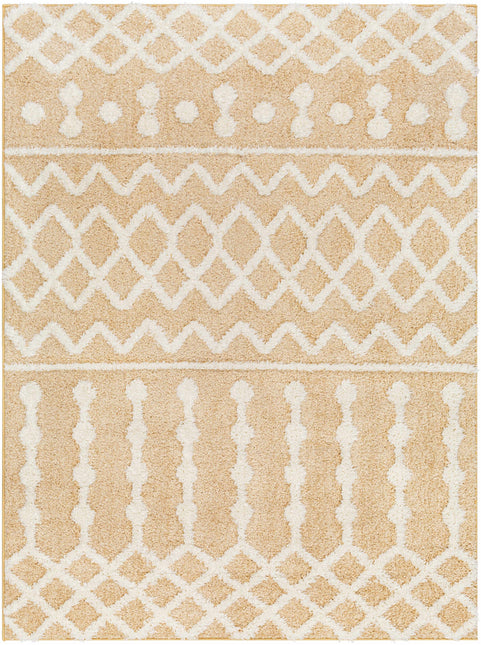 Ilyas Camel Plush Area Rug Rugs TriadCommerceInc 5'3" x 7' Rectangle