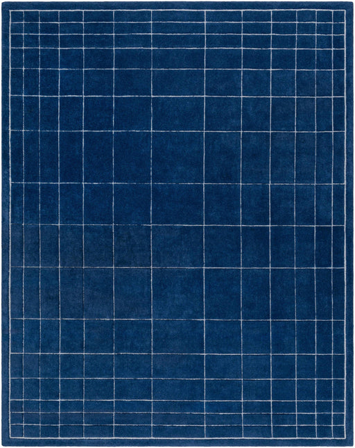 Sedna Navy Wool Area Rug Rugs TriadCommerceInc 8' x 10' Rectangle