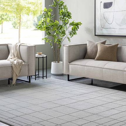 Sedna Gray Wool Area Rug Rugs TriadCommerceInc 8' x 10' Rectangle