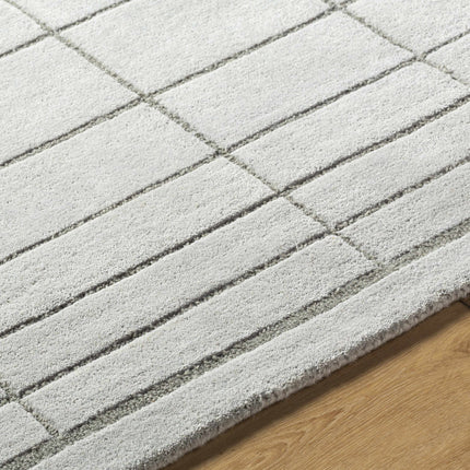 Sedna Gray Wool Area Rug Rugs TriadCommerceInc