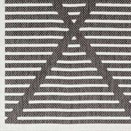 Anah 3D Black Outdoor Rug Rugs TriadCommerceInc