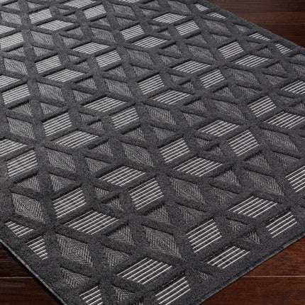 Nuri Black Outdoor Rug Rugs TriadCommerceInc