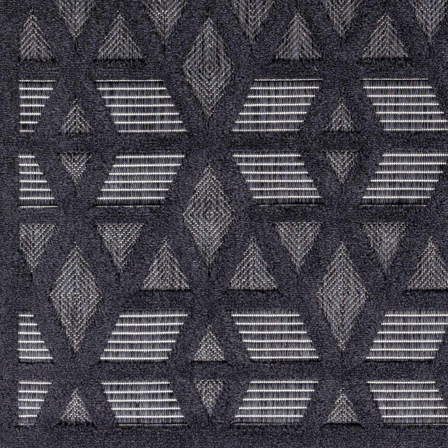 Nuri Black Outdoor Rug Rugs TriadCommerceInc