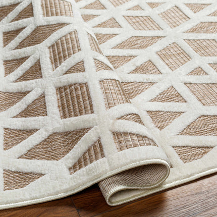 Nuri Tan Outdoor Rug Rugs TriadCommerceInc