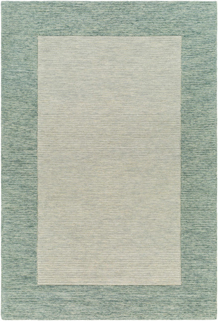Amadi Green Wool Area Rug Rugs TriadCommerceInc 5' x 7'6" Rectangle