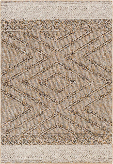 Beige Areli Area Rug Rugs TriadCommerceInc 5'3" x 7' Rectangle