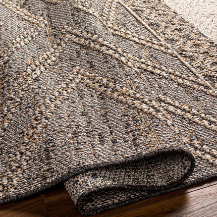 Beige Charcoal Areli Area Rug Rugs TriadCommerceInc