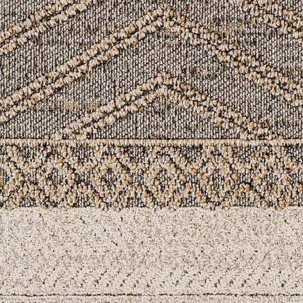 Beige Charcoal Areli Area Rug Rugs TriadCommerceInc