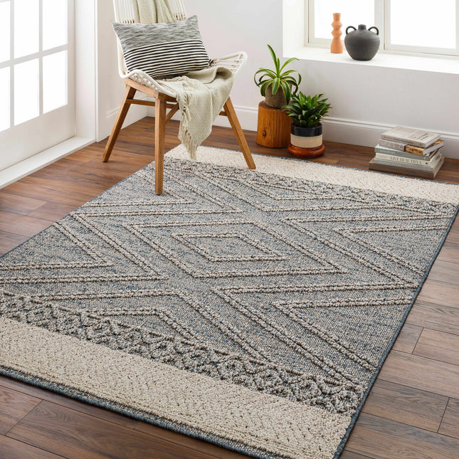 Blue Areli Area Rug - Clearance Rugs TriadCommerceInc