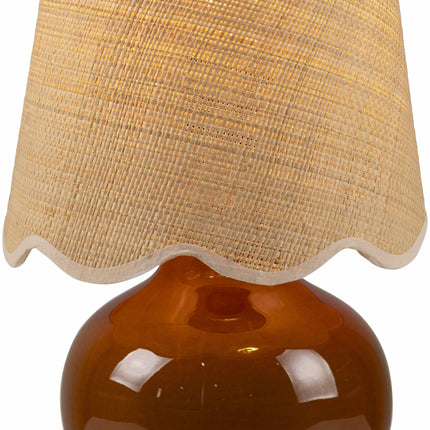 Theisseil Brown Table Lamp Table Lamps TriadCommerceInc 13"H x 8"W x 8"D