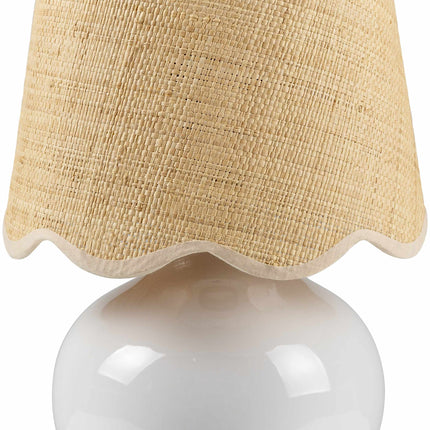 Theisseil Beige Table Lamp Table Lamps TriadCommerceInc