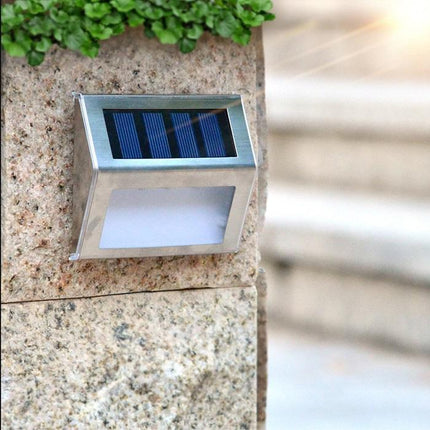 Stainless Steel LED Solar Stair Step Lights 2024 Model Home Decor > Lighting > Outdoor Lighting TriadCommerceInc
