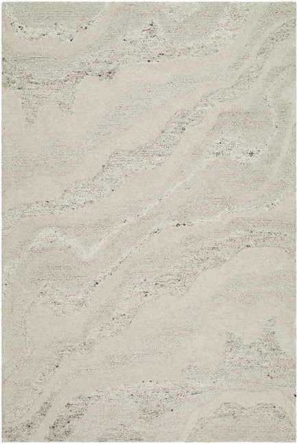 Siani Cream Wool Area Rug Rugs TriadCommerceInc 5' x 7'6" Rectangle