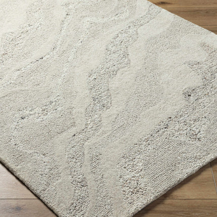 Siani Cream Wool Area Rug Rugs TriadCommerceInc