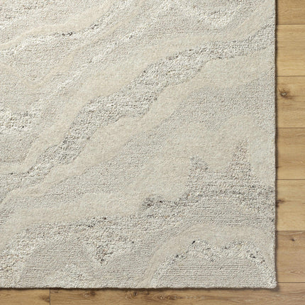 Siani Cream Wool Area Rug Rugs TriadCommerceInc