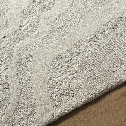 Siani Cream Wool Area Rug Rugs TriadCommerceInc