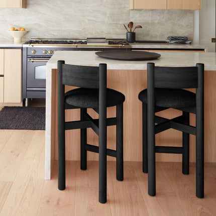Teddy Counter Stool - Black Counter Stools TriadCommerceInc