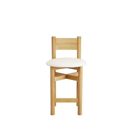 Teddy Counter Stool - Warm Oak Table & Bar Stools TriadCommerceInc