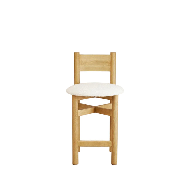 Teddy Counter Stool - Warm Oak Table & Bar Stools TriadCommerceInc