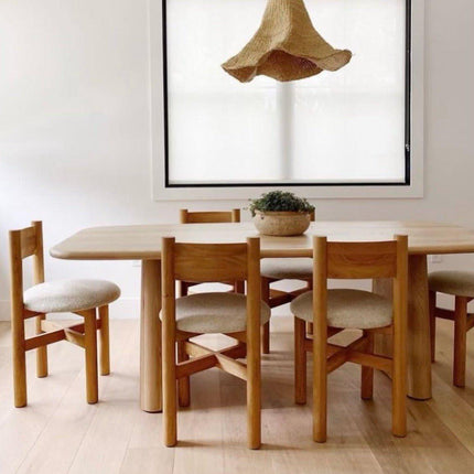 Teddy Dining Chair - Warm Oak Kitchen & Dining Room Chairs TriadCommerceInc