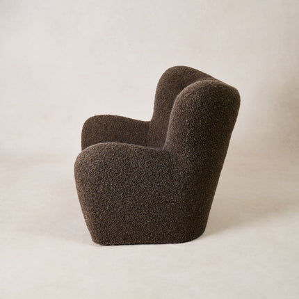 Papa Teddy Chair - Mocha Boucle Arm Chairs, Recliners & Sleeper Chairs TriadCommerceInc