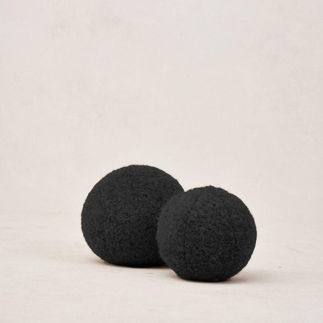 Teddy Sphere Pillow - Black Throw Pillows TriadCommerceInc