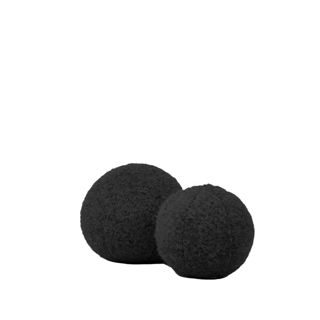 Teddy Sphere Pillow - Black Throw Pillows TriadCommerceInc