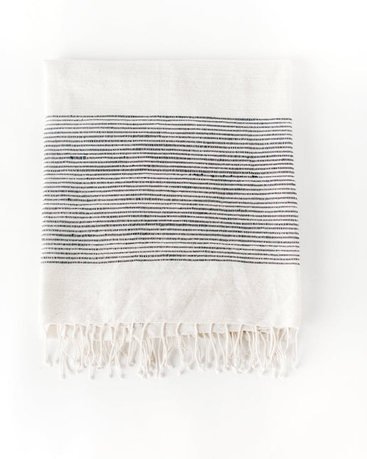 Riviera Cotton Throw Blanket Blankets TriadCommerceInc Navy 38 x 72