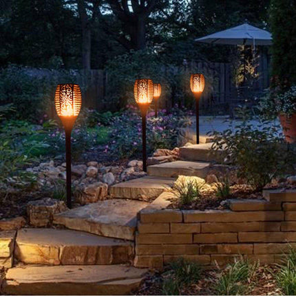 SolaFlame 96LED Flickering Flame Solar Lights 2-Pack Home Decor > Lighting > Outdoor Lighting TriadCommerceInc