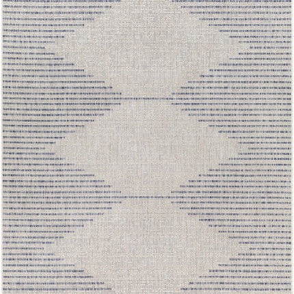 Stephan Gray & Blue Outdoor Rug Rugs TriadCommerceInc 5'3" x 7'7" Rectangle