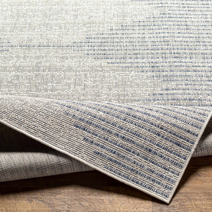 Stephan Gray & Blue Outdoor Rug Rugs TriadCommerceInc