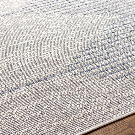 Stephan Gray & Blue Outdoor Rug Rugs TriadCommerceInc