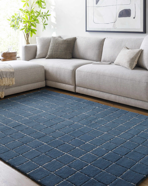 Toshi Blue Area Rug Rugs TriadCommerceInc