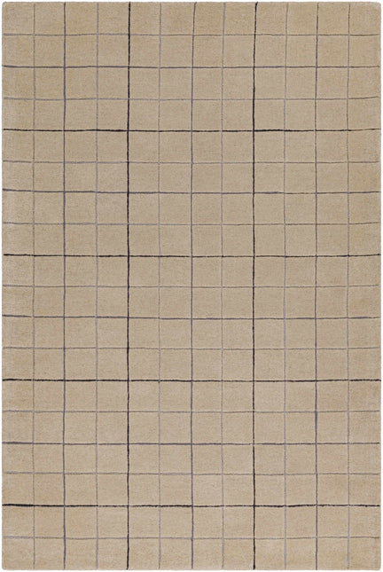 Toshi Beige Area Rug Rugs TriadCommerceInc 5' x 7'6" Rectangle
