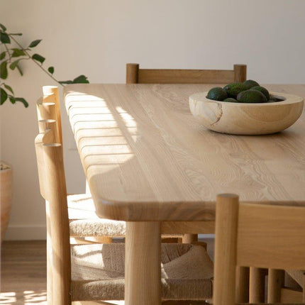 Topa Topa Rectangular Dining Table - Natural Kitchen & Dining Room Tables TriadCommerceInc