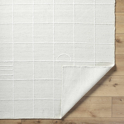 Tieve Off White Checkered Area Rug Rugs TriadCommerceInc