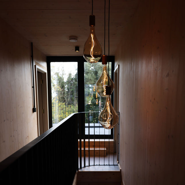 Triple Pendant in Graphite + Voronoi III Home Decor > Lighting > Ceiling Lights > Pendant Lights > Cluster Pendants TriadCommerceInc