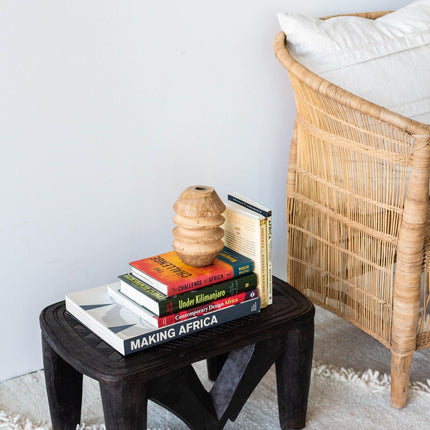 Tuareg Natural Petrified Wood Pulley Décor Collection TriadCommerceInc