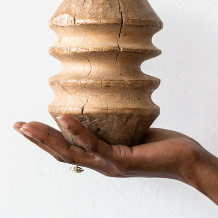 Tuareg Natural Petrified Wood Pulley Décor Collection TriadCommerceInc