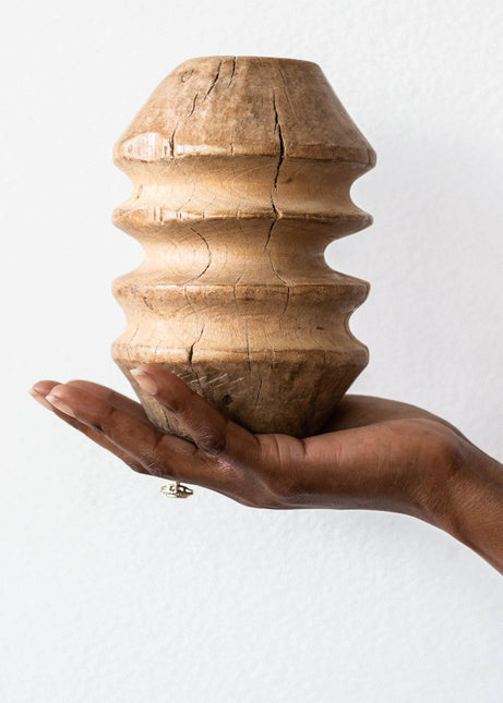 Tuareg Natural Petrified Wood Pulley Décor Collection TriadCommerceInc