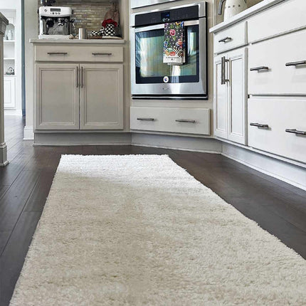 Judy White Washable Area Rug Rugs TriadCommerceInc