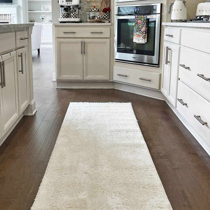 Judy White Washable Area Rug Rugs TriadCommerceInc