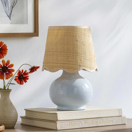 Theisseil Light Blue Table Lamp Home Decor > Lighting > Lamp > Table Lamps TriadCommerceInc