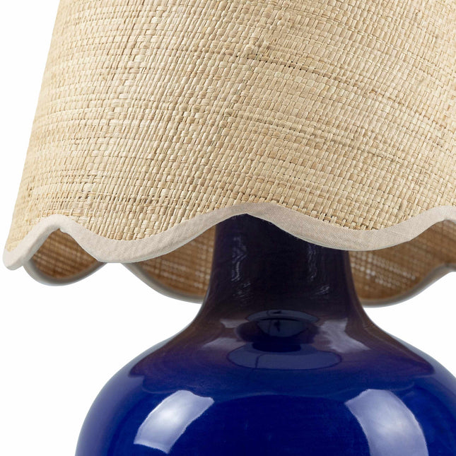 Theisseil Navy Blue Table Lamp Table Lamps TriadCommerceInc