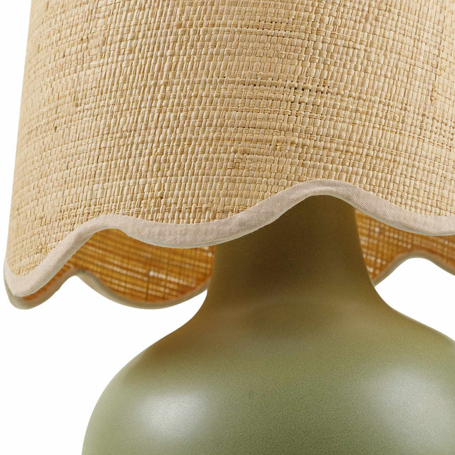 Theisseil Green Table Lamp Table Lamps TriadCommerceInc