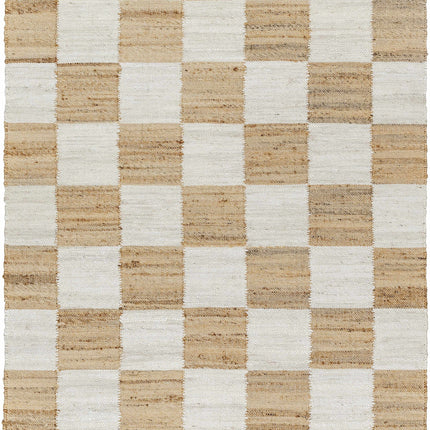 Tyhir Checkered Jute Rug Rugs TriadCommerceInc