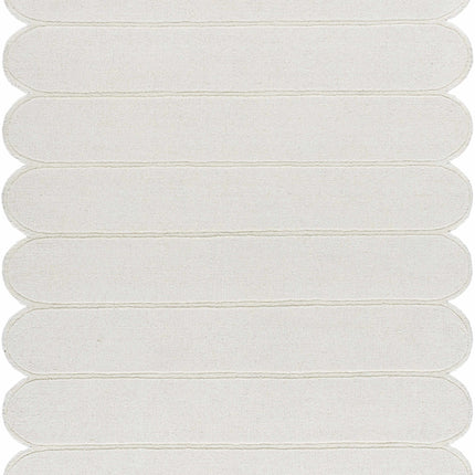 Tayte White Abstract Area Rug Rugs TriadCommerceInc 5' x 7'6" Rectangle